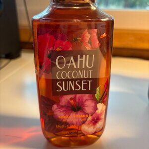 Bath and Body Works Discontinued OAHU Coconut Sunset Shower Gel RARE!!